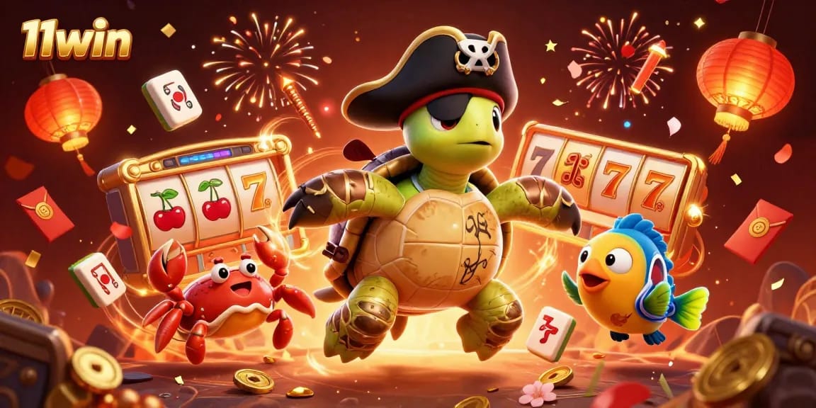 Engage with thrilling excitement at 11win through vibrant casino adventures featuring pirate characters.