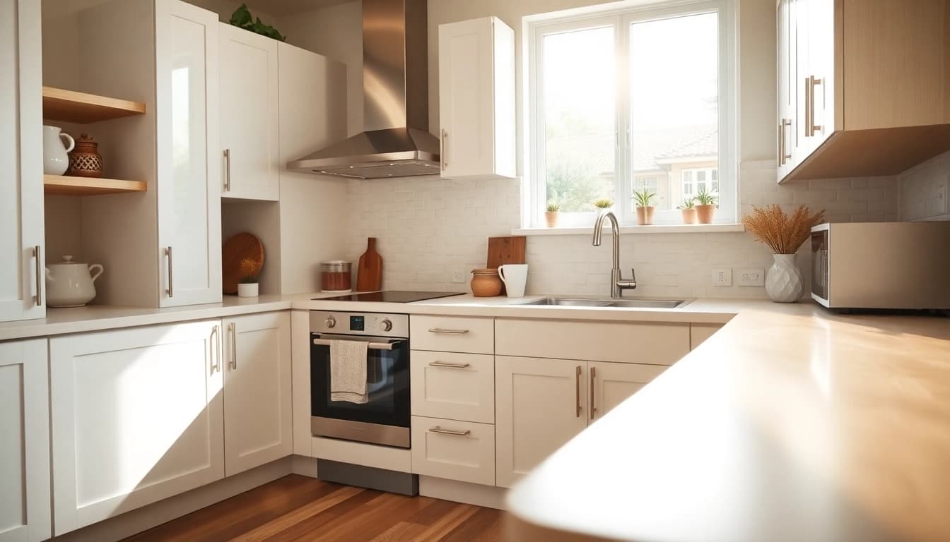 Transform your space with stunning Cabinet Refacing Largo FL, featuring polished refaced cabinets.