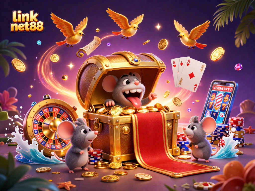 Engage with link net88: a vibrant casino adventure featuring treasures and excitement.