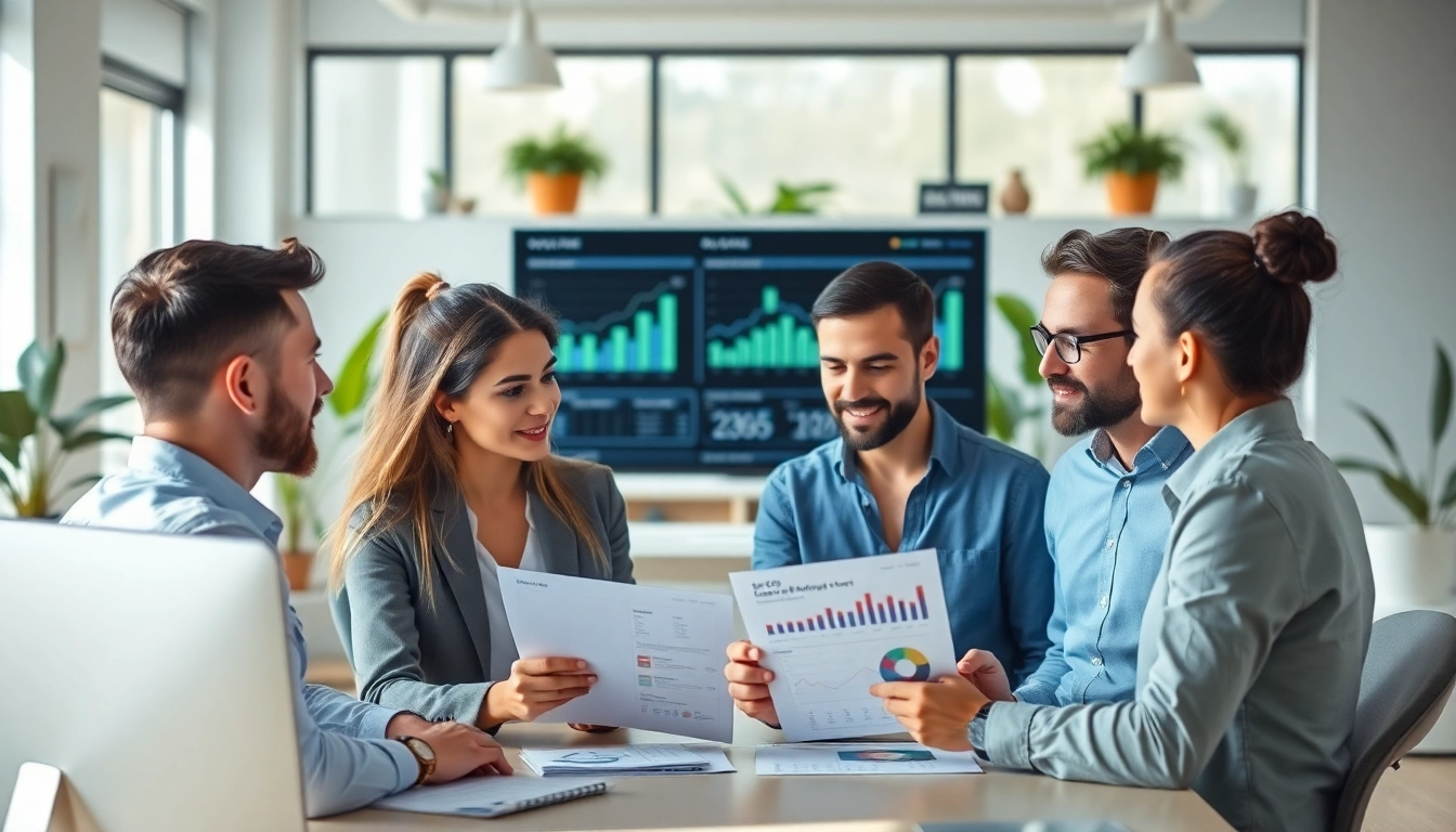 Boost your website's visibility with Search Engine Optimization Clearwater strategies at a modern office setup.