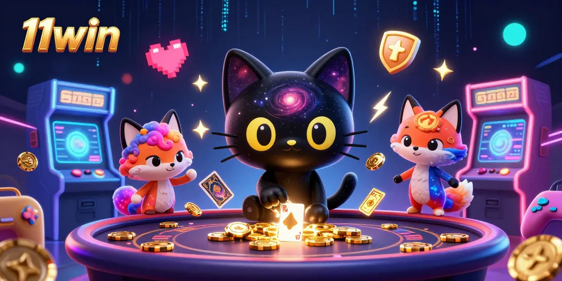 Experience thrilling wins at 11win with vibrant cosmic casino characters and engaging gaming elements.