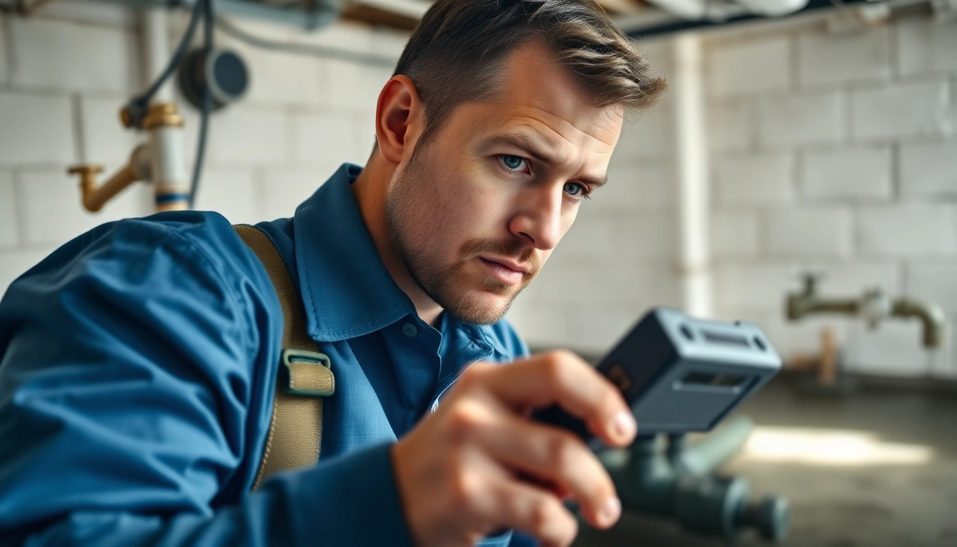 Emergency plumbing help for sewer backup by a licensed NYC plumber efficiently repairing pipes in a residential basement.
