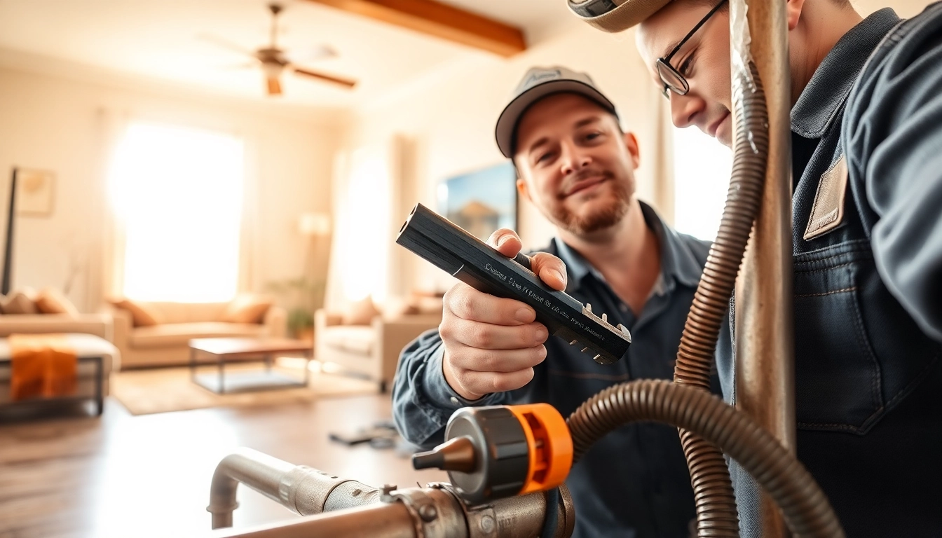Whole house repiping services St Petersburg FL with a plumber assessing residential plumbing.