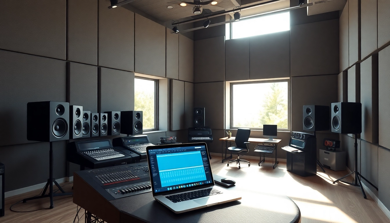 Enhance your sound with online mastering in a professional studio setting.