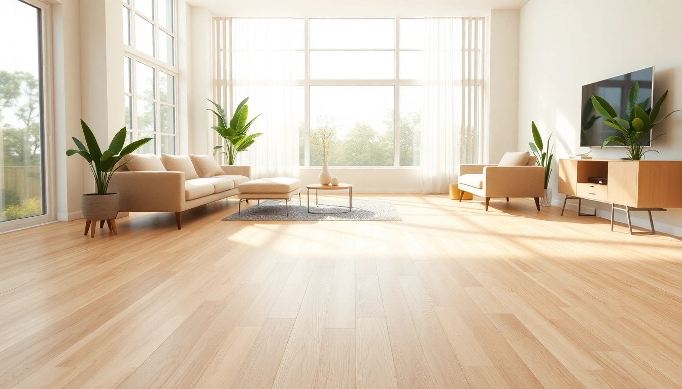 Enhance your space with discount vinyl flooring that offers style and durability in a cozy living room.