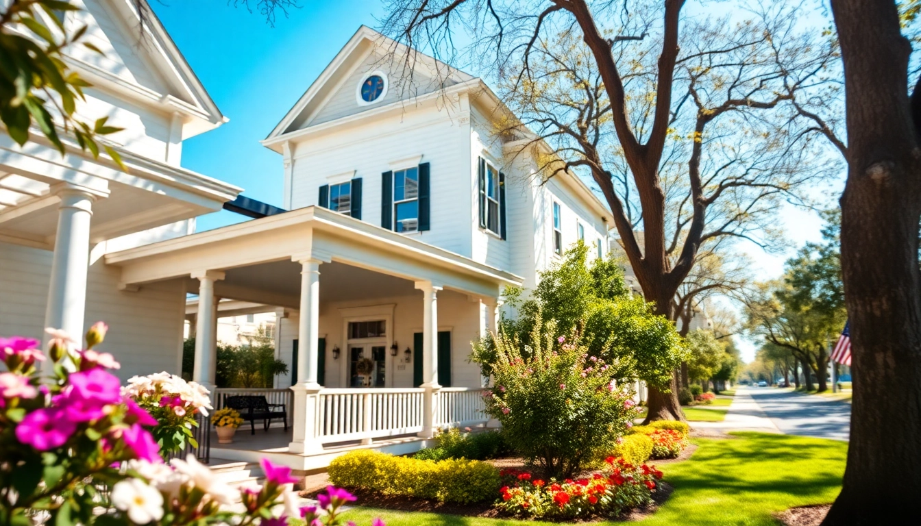 Colonial home renovation showcasing elegant architecture and vibrant garden, highlighting seamless blend of tradition and modern design.