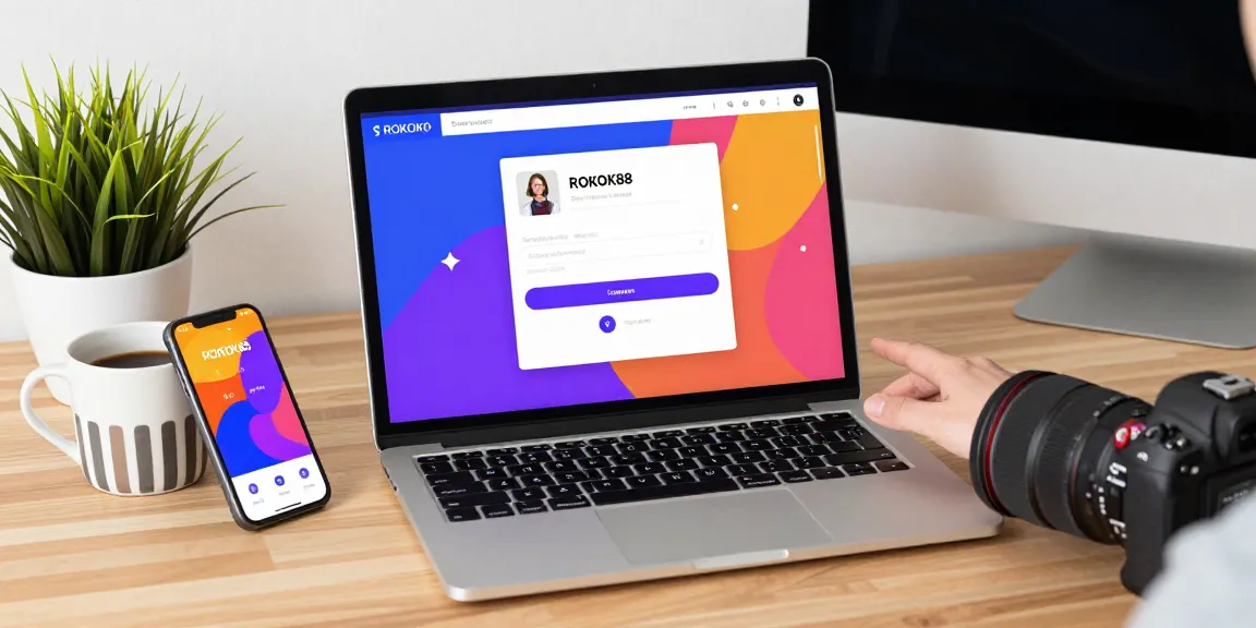 ROKOK88 premium login experience on modern devices, showcasing user-friendly interface at https://rokok88vip.com.
