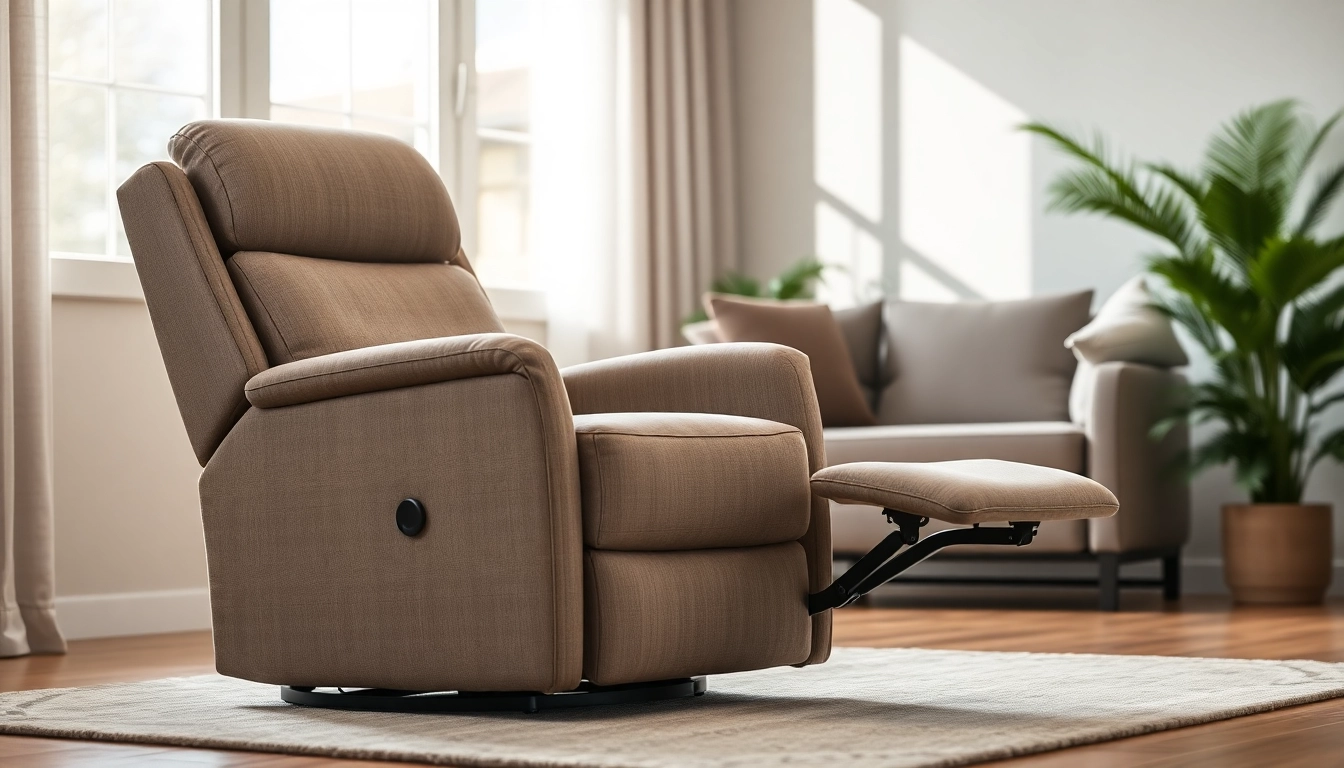Use the sleeper lift chair recliner for enhanced comfort and style in your living room.