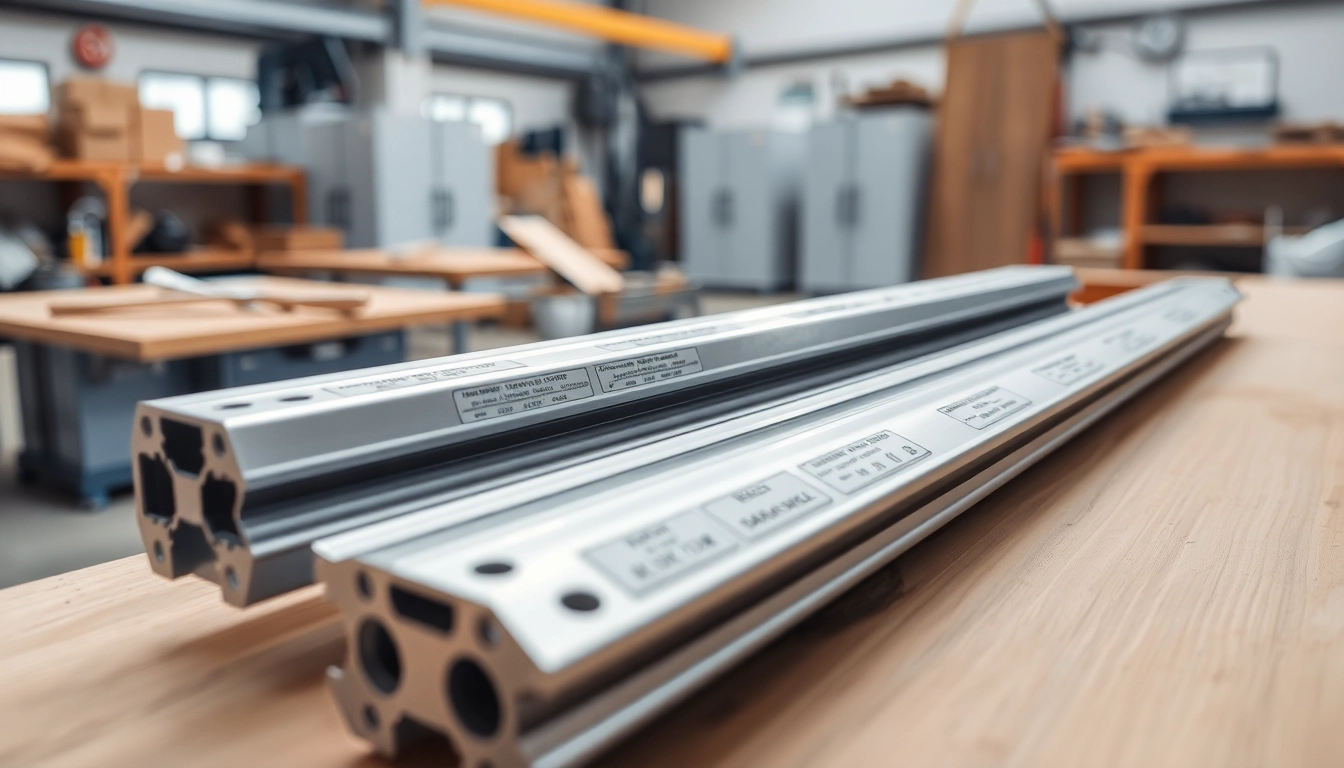 Drawer Slides Supplier showcasing high-quality metallic slides in a modern workshop.