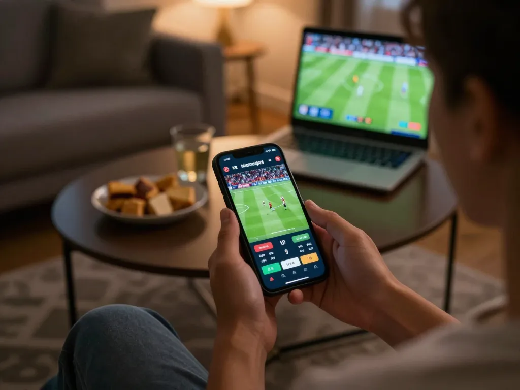 Xoilac sports betting experience on a smartphone showcasing live betting odds
